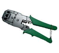 Microconnect KON020 pinza crimpatrice Verde, Nero (Modular plug Crimps Tool - Strips & cuts Tools for crimp - 8/8, 6/6, 6/4, 4/ NEW