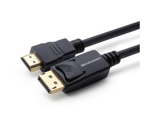 Microconnect MC-DP-HDMI-500 cavo e adattatore video 5 m DisplayPort Nero (DisplayPort 1.2 to HDMI Cable - DisplayPort Male - HD NEW