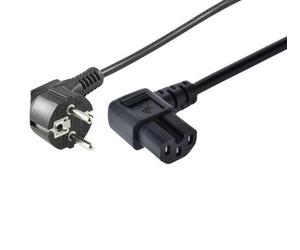 Microconnect MC-JT008/HT3W-H05VV-F-1.5 non classificato (Power Cord CEE 7/7 - Angled - C15 1,5m black Power Cord - Schuko Angle NEW