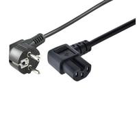 Microconnect MC-JT008/HT3W-H05VV-F-2.0 non classificato (Power Cord CEE 7/7 - Angled - C15 2m black Power Cord - Schuko Angled NEW