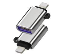 Microconnect MC-LIGHTUSB3 adattatore per inversione del genere dei cavi Lightning USB A Argento (Lightning-USB3.0 Adapter - Sup NEW