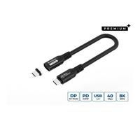 Microconnect MC-LS-USB4CC0.15 cavo USB USB4 Gen 3x2 0,15 m USB C 240 W Nero (USB