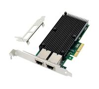 MicroConnect MC-PCIE-X550 Scheda di Rete PCIe 3.0 x4, Dual RJ45, 10GbE, Chipset Intel X550, 10GBase-T, IPv4/IPv6, per Server