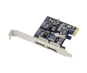 Microconnect MC-SATA3-T4 scheda di interfaccia e adattatore Interno SATA (2 port SATA3.0 PCIe card - Main chip : ASM1061 2 x - NEW