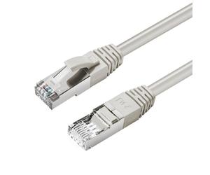 Microconnect MC-SFTP6A0025 cavo di rete Grigio 0,25 m Cat6a S/FTP [S-STP] (CAT6A S/FTP 0.25m Grey LSZH - Shielded Network Cable NEW