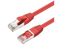 Microconnect MC-SFTP6A03R cavo di rete Rosso 3 m Cat6a S/FTP [S-STP] (CAT6A S/FTP 3m Red LSZH - Shielded Network Cable, LSZH, - NEW