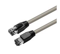 Microconnect MC-SFTP80025 cavo di rete Grigio 0,25 m Cat8.1 S/FTP [S-STP] (CAT8.1 S/FTP 0,25m Grey LSZH - Shielded Network Cabl NEW