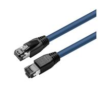 Microconnect MC-SFTP80025B cavo di rete Blu 0,25 m Cat8.1 S/FTP [S-STP] (CAT8.1 S/FTP 0,25m Blue LSZH - Shielded Network Cable, NEW