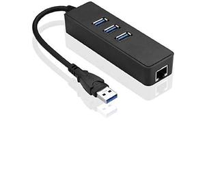 Microconnect MC-USB3.0HUBWETH hub di interfaccia USB 3.0 (3.1 Gen 1) Type-A Nero