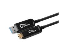 Microconnect MC-USB3.2CA15OP cavo USB USB 3.2 Gen 2 [3.1 Gen 2] 15 m USB A USB C Nero (Premium Optic USB Cable 3.2 - Gen 2 A-C NEW
