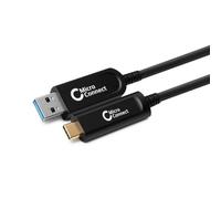 Microconnect MC-USB3.2CA20OP Cavo USB 20 m USB 3.2 Gen 2 (3.1 Gen 2) USB A USB C Nero - Nouvo