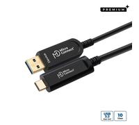 Microconnect MC-USB3.2CA20OP cavo USB 3.2 Gen 2 [3.1 2] 20 m A C Nero (Premium Optic Cable - A-C 20M Warranty: 300M) [MC-USB3.2CA20OP]
