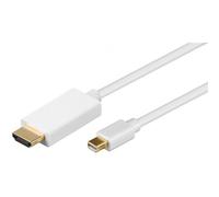 Microconnect MDPHDMI2 cavo e adattatore video 1,8 m Mini DisplayPort HDMI Bianco