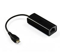 Microconnect USBMICROETHBB scheda di rete e adattatore Ethernet (USB MICRO to Ethernet, Black - USBMICROETHBB, Wired, - Micro-U NEW