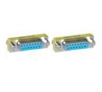 Microconnect MOD15F15F cavo di interfaccia e adattatore DB15 Blu, Acciaio inossidabile