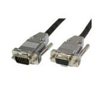 Microconnect MONGH2-METAL cavo VGA 2 m VGA (D-Sub) Nero, Argento