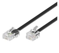 Microconnect MPK463S cavo telefonico 15 m Trasparente (RJ11-RJ45 15M M/M Black - 6P/4C-8P/4C - Warranty: 300M)