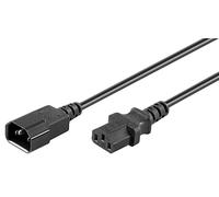 Microconnect PE040615 cavo di alimentazione Nero 1,5 m Accoppiatore C13 Accoppiatore C14 (Power Cord C13-C14 1.5m Black - Exten NEW