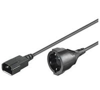 Microconnect PE130200 cavo di alimentazione Nero 2 m Accoppiatore C14 (Power Cord C14 -Schuko M-F 2m - 2m. 3Gx1MM2, 10/16A 250V NEW