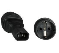 Microconnect PE14CEEAD adattatore per presa di corrente C14 Tipo F Nero (Power Adapter C14 - Schuko M-F - IEC 60320-C14 - CEE 7 NEW