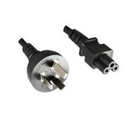 Microconnect PE150818 Cavo di Alimentazione Nero 1,8 m Spina di Alimentazione di Tipo I Accoppiatore C5