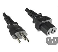 Microconnect PE160518 cavo di alimentazione Nero 1,8 m Accoppiatore C15