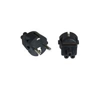 Microconnect peceec5ad Type F Nero adattatore per presa elettrica - adattatore per presa