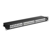 Microconnect PP-022 pezzo di pannello 1U (CAT6a 24 port 19 Patch Panel, - STP Sh