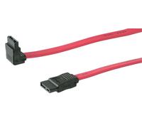 Microconnect SAT15005A1 cavo SATA 05 m SATA 7-pin Rosa (SATA Cable 50cm Angled 1.5/3GB - Sata Male 90 - Sata Male - 7pins - War NEW