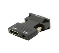 MicroConnect Spain Hdmivgaaudiob - Adattatore HDMI e VGA, colore: Nero