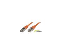 Microconnect SSTP CAT6 0.5M cavo di rete 0,5 m Arancione