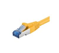 Microconnect SSTP Cat6A, 1m cavo di rete Giallo