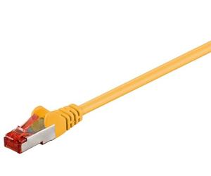 Microconnect sstp60015y 0.15 m Cat6 S/FTP (S-STP) Giallo - Cavo di Rete (RJ-45, RJ-45, Maschio/Maschio, Cat6, S/FTP (S-STP), Giallo)