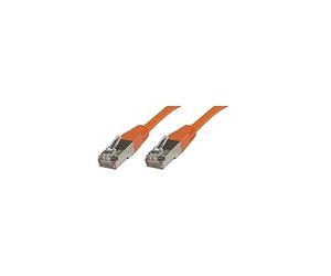 MicroConnect - Sstp60025o 0,25m cat6 s/FTP (s-STP) Arancione - Cavo di Rete (rj-45, rj-45, Maschio/Maschio, cat6, s/FTP (s-STP), Arancione)