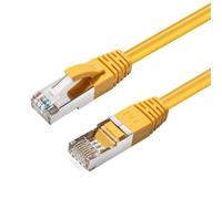 Microconnect sstp60025y 0.25 m Cat6 S/FTP (S-STP) Giallo - Cavo di Rete (RJ-45, RJ-45, Maschio/Maschio, Cat6, S/FTP (S-STP), Giallo)