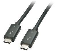 MICROCONNECT - TB3020 2m 40Gbit / s Nero cavo a prova di fulmine