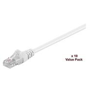 MicroConnect U/UTP CAT5e 1m Bianco 10 pz