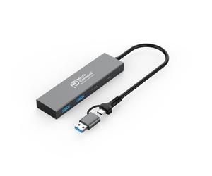 Microconnect UC0066-5G-USB-C-4IN1 hub di interfaccia (4-port USB hub 2x USB-A and - 2x USB-C - Warranty: 300M) NEW
