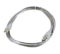 Microconnect USB 2.0 A-A 0.5m M-F cavo USB 0,5 m USB A Trasparente