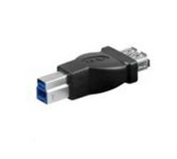 Microconnect USB 3.0 A-B F-M USB B 3.0 USB A 3.0 Nero