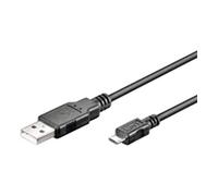 Microconnect USB A - Micro USB B 1.8m cavo USB 1,8 m Micro-USB B Grigio