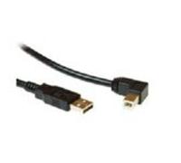 Microconnect USB A/USB B, 2 m Cavo USB Nero