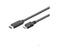 Microconnect USB C/Micro USB B, 1 m Cavo USB 2.0/3.0 (3.1 Gen 1) Micro-USB B Nero