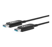 Microconnect USB3.0AA15BOP cavo USB 3.2 Gen 1 [3.1 1] 15 m A Nero (Premium Optic - A-A 15m 5Gbps Not downward compatible with 2 NEW