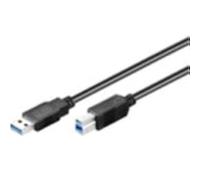 Microconnect USB3.0AB1B cavo USB 1 m 3.0 (3.1 Gen 1) USB A USB B Nero