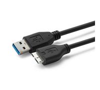 Microconnect USB3.0AB1MICRO cavo USB USB 3.2 Gen 1 [3.1 Gen 1] 1 m USB A Micro-USB B Nero (USB A to USB Micro B, Version - 3.2 NEW