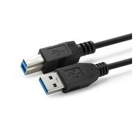 Microconnect USB3.0AB5B cavo USB USB 3.2 Gen 1 [3.1 Gen 1] 5 m USB A USB B Nero (USB 3.2 Gen 1 A-B 5m M-M, - Black USB A/USB B, NEW