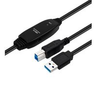 Microconnect USB3.0AB7B cavo USB USB 3.2 Gen 1 3.1 Gen 1 7 m USB A USB B Nero (Active USB 3.2 Gen 1 A-B 7m - M-M Black Active U NEW