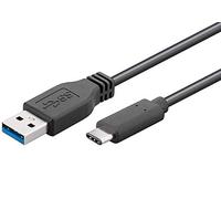 Microconnect USB3.1CA0015 cavo USB USB 3.2 Gen 1 [3.1 Gen 1] 0,15 m USB C USB A Nero (USB 3.2 Gen 1 C-A Cable, 0.15m - Black, f