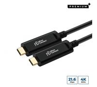 Microconnect USB3.1CC10OP cavo USB 10 m USB C Nero (Premium Optic USB-C, 10m - S